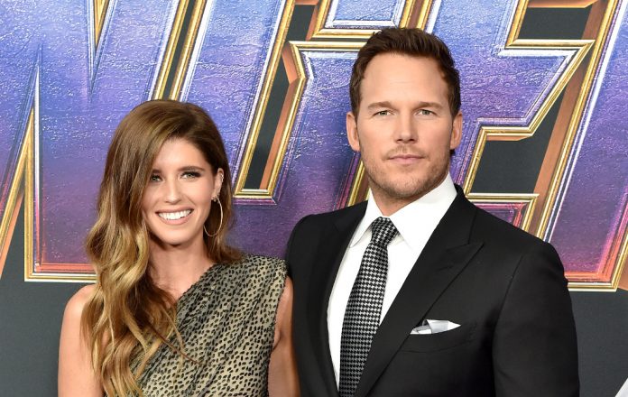 L'attore americano Chris Pratt e Kathrine Schwarzenegger, figlia di Arnold, si sono sposati in abiti realizzati per l'occasione da Giorgio Armani: foto