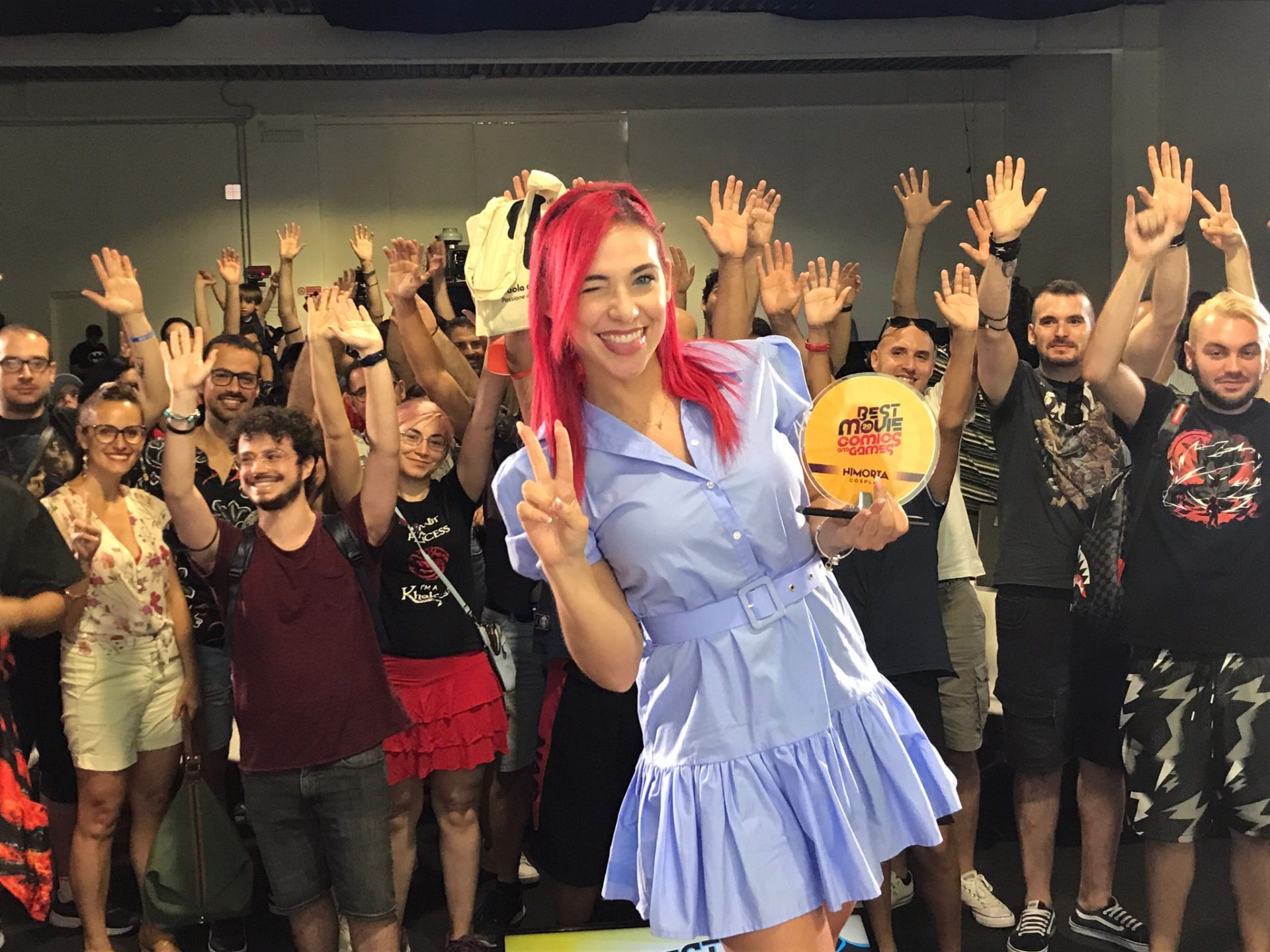 Himorta la cosplayer più amata d Italia al Best Movie Comics Games