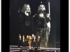 Jessica Chastain sul palco insieme a Madonna