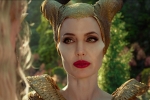Elle Fanning is Aurora and Angelina Jolie is Maleficent in Disney’s MALEFICENT:  MISTRESS OF EVIL.