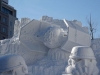 Scultura di neve di Star Wars!