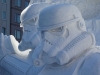 Scultura di neve di Star Wars!