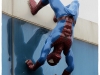 La statua di Spider-Man con erezione in Sud Corea
