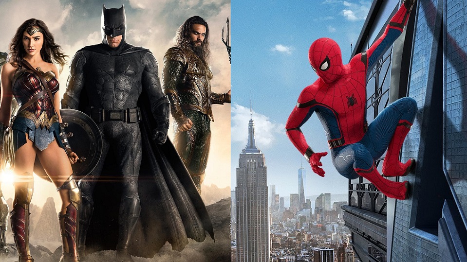 Justice League vs Spider-Man: Homecoming, ovvero DC vs Marvel