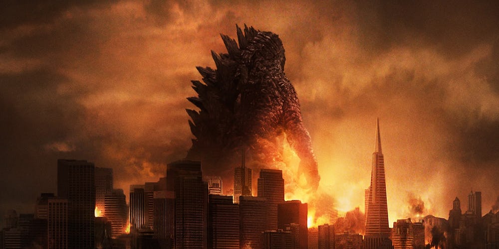 Godzilla: King of the Monsters, la furia del kaiju in una foto dal set