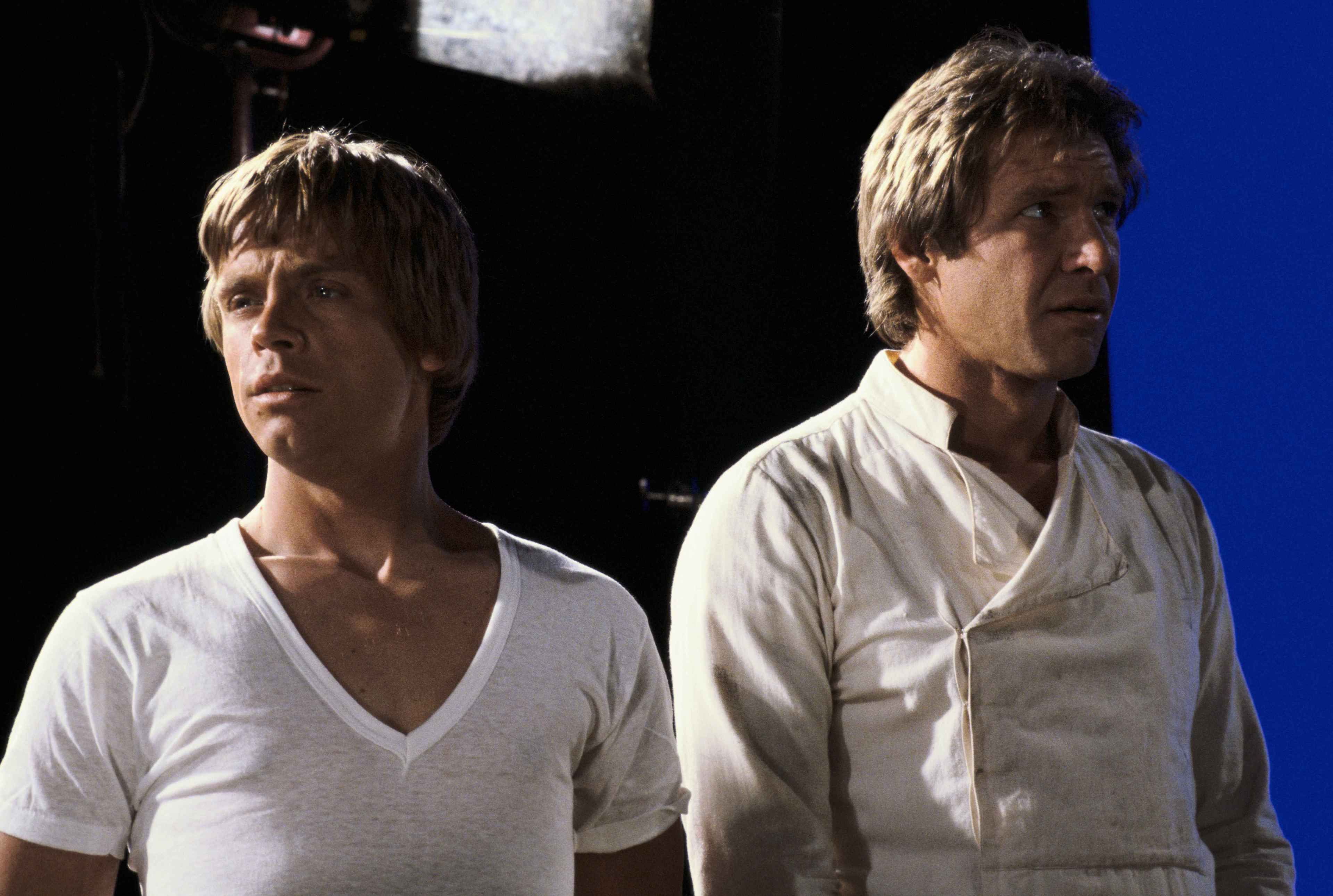Star Wars: Mark Hamill all’inizio credeva di dover fare la spalla di Han Solo Mark Hamill ed Harrison Ford in Star Wars