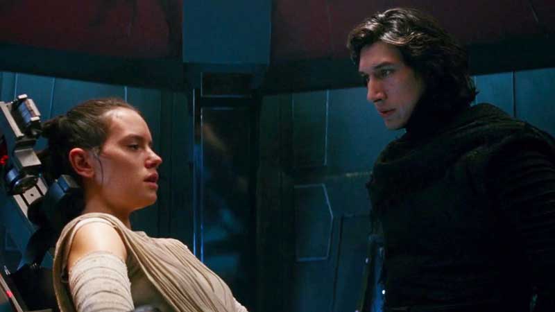 Star Wars: Gli Ultimi Jedi, Adam Driver ha svelato uno SPOILER enorme su Rey? Kylo Ren e Rey in Star Wars: Il Risveglio della Forza