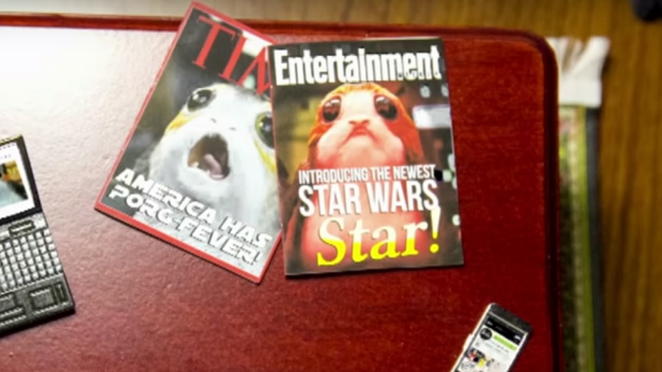 Star Wars: Gli ultimi Jedi, BB-8 è depresso per colpa dei Porg. Video Star Wars: Gli ultimi Jedi