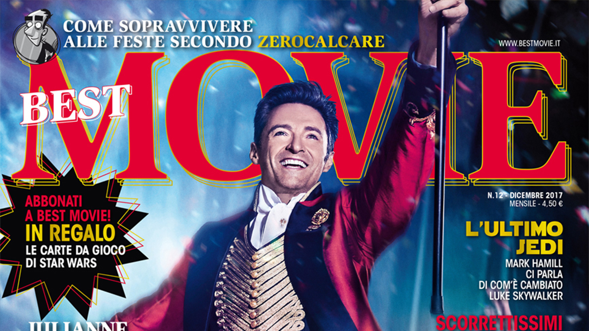Best Movie di dicembre è in edicola con una grande anteprima su The Greatest Showman