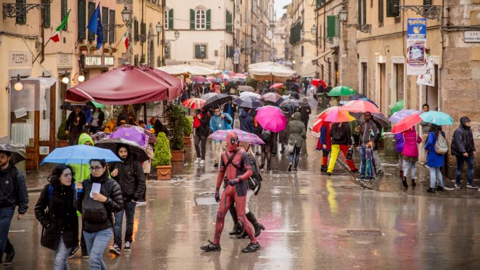Lucca Comics 2019, cosa fare con la pioggia con e senza biglietto