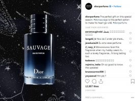 depp profumo testimonial instagrm diorparfums bestmovie