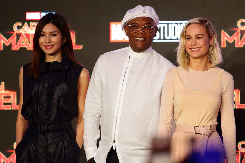 Captain Marvel cast stellare Brie Larson, Samuel L. Jackson e Jude Law