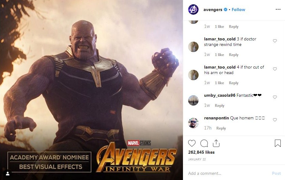 Avengers chi uccide Thanos