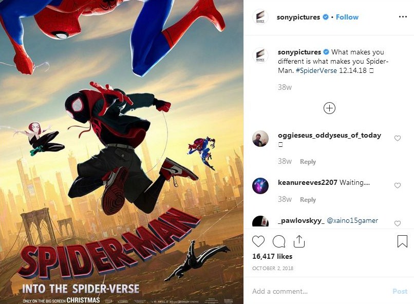  Spider Man Into the Spider Verse