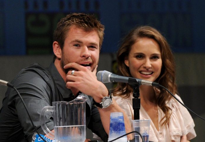 Natalie Portman sconvolta dai muscoli di Chris Hemsworth: la sua reazione è impagabile Natalie Portman Chris Hemsworth