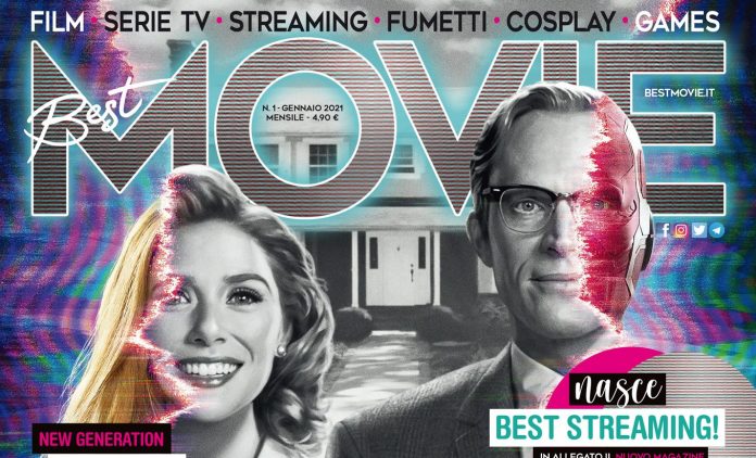 Matrimonio Marvel: su Best Movie la magia di WandaVision. Da gennaio il mensile raddoppia con il nuovo supplemento Best Streaming dedicato all’offerta digitale on demand