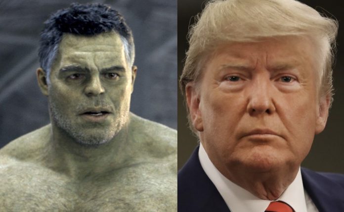 Hulk vs. Trump: Mark Ruffalo si prende gioco dell’ex presidente USA con un post su Thanos