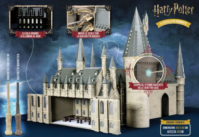 Harry Potter: in edicola il castello di Hogwarts da costruire