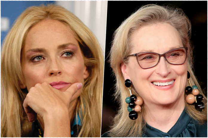 Meryl Streep non impressiona Sharon Stone: «Tante altre brave quanto lei». E fa i nomi Sharon Stone Meryl Streep