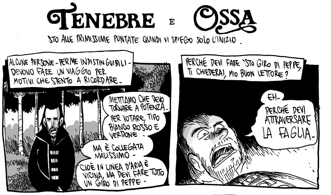 Zerocalcare ci spiega le serie tv: la nuova tavola a fumetti su Tenebre e ossa Tenebre e ossa Zerocalcare