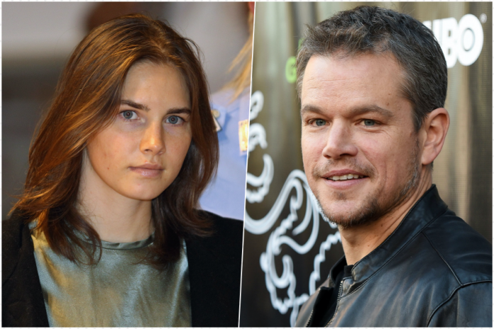 «Sembro un’assassina»: Amanda Knox attacca Matt Damon e il suo ultimo film Amanda Knox Matt Damon