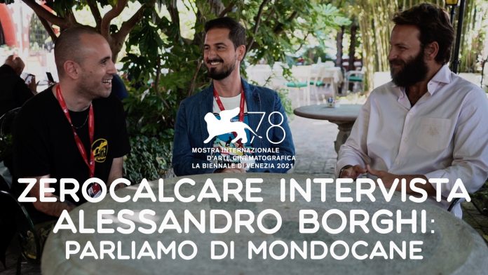 Venezia 78, Zerocalcare intervista Alessandro Borghi: parliamo di Mondocane