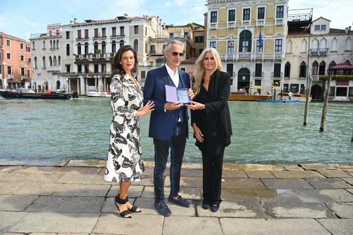 Filming Italy Best Movie Award a Venezia 78: premiato anche Andrea Bocelli