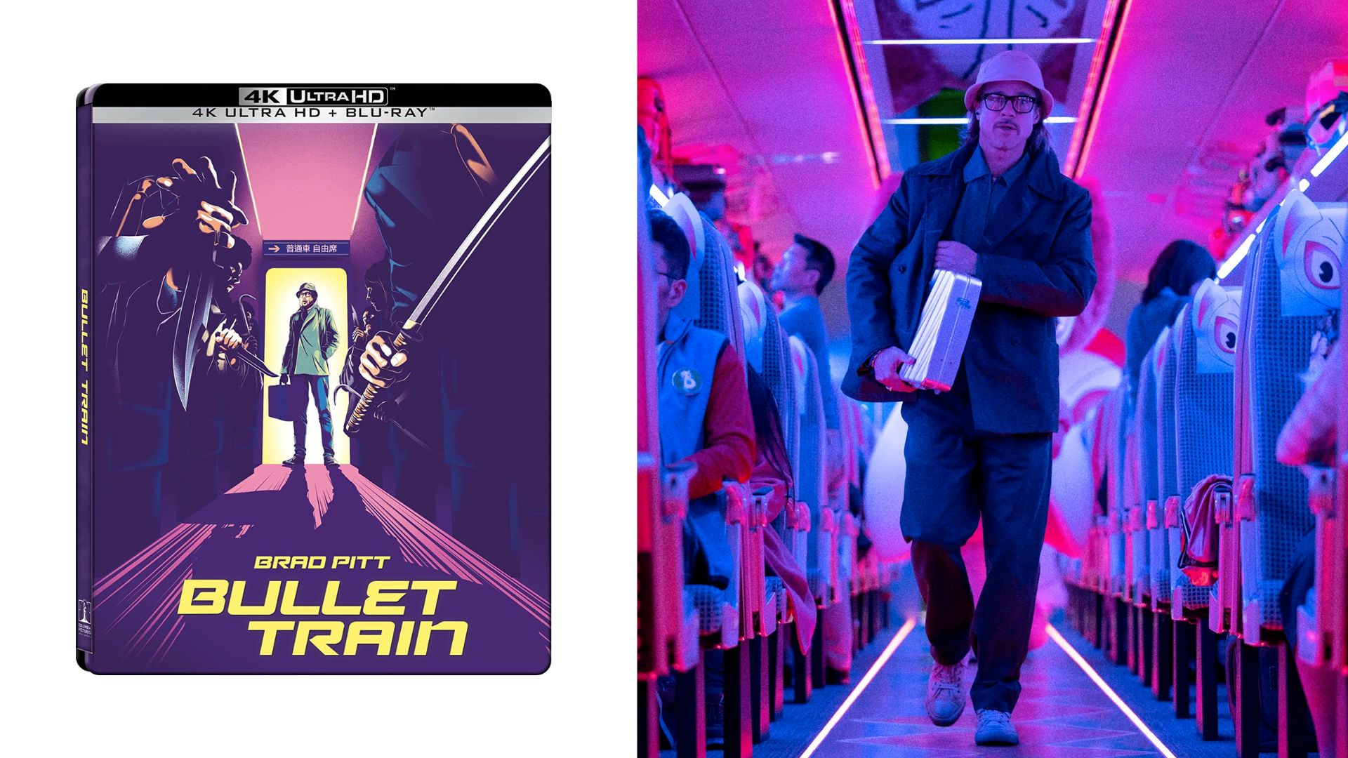 Bullet Train Movie Brad Pitt Ladybug 4K Wallpaper iPhone HD Phone