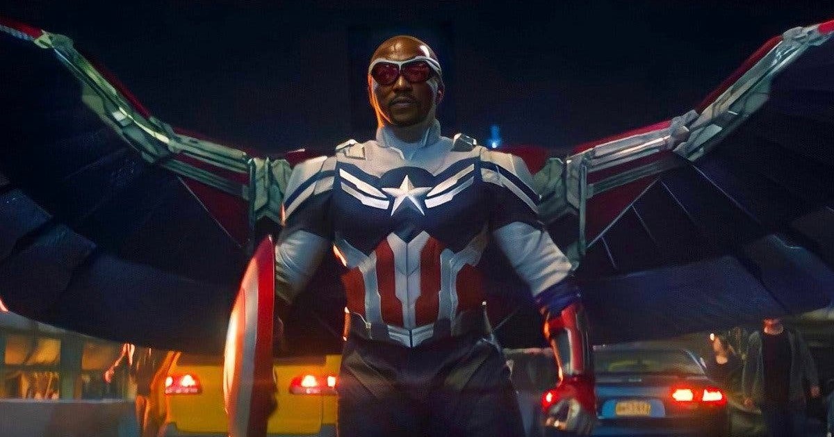 Captain America: Brave New World, primo sguardo al nuovo costume di Falcon [FOTO]