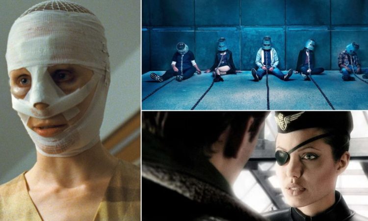 collage di goodnight mommy, saw e sky captain and the world of tomorrow
