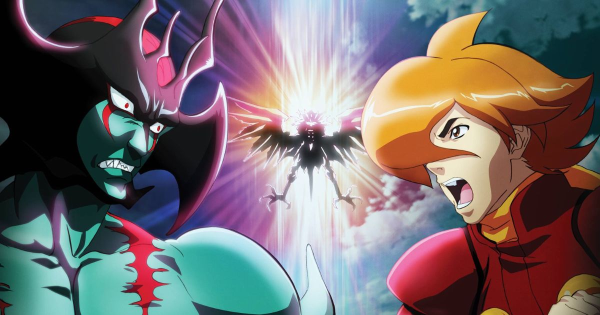 poster di cyborg 009 vs devilman