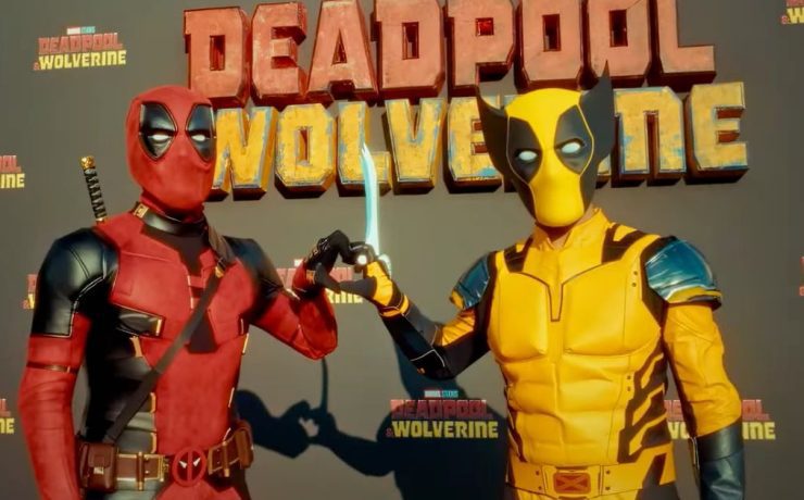 frame dal pool party di deadpool & wolverine a milano