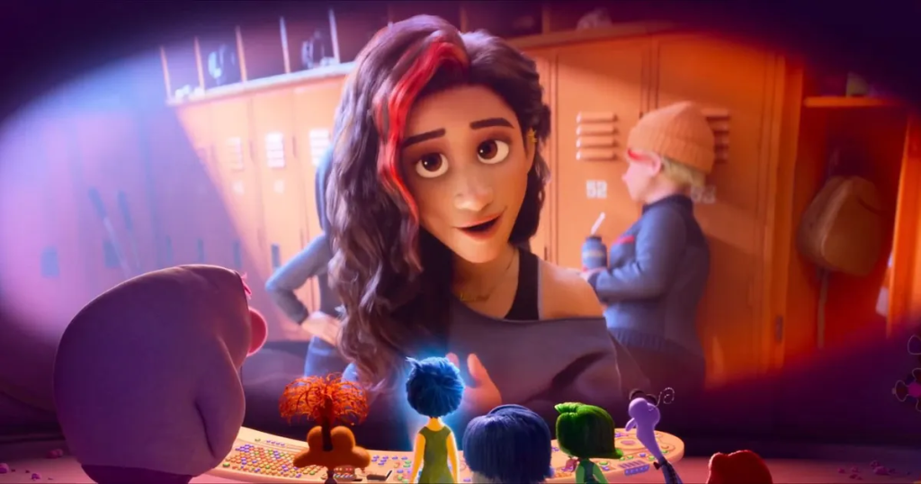 Le emozioni di Inside Out reagiscono a Val