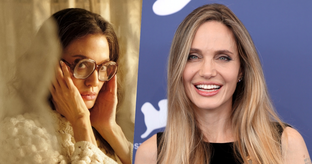 angelina jolie e un frame della sua maria callas