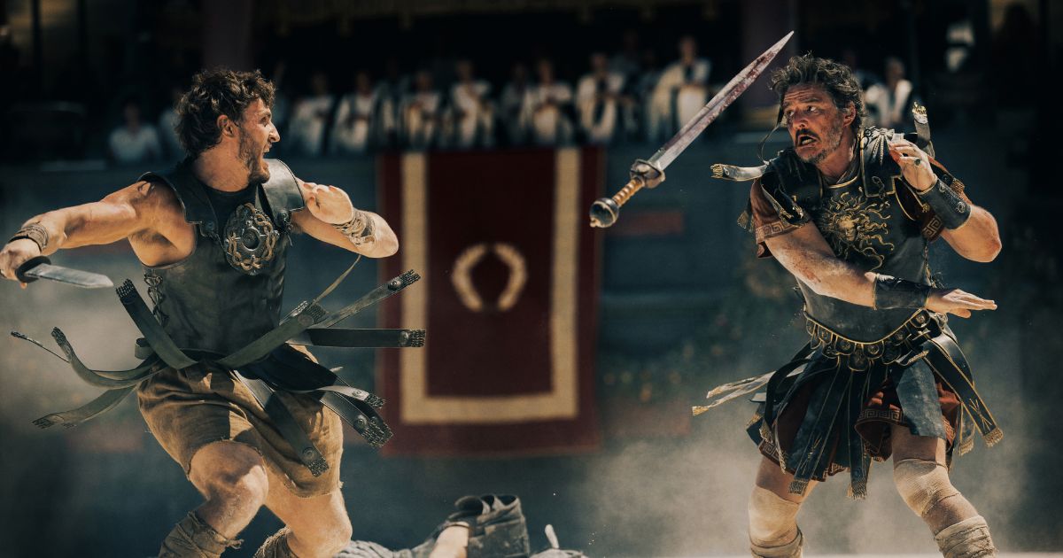 paul mescal e pedro pascal in il gladiatore II