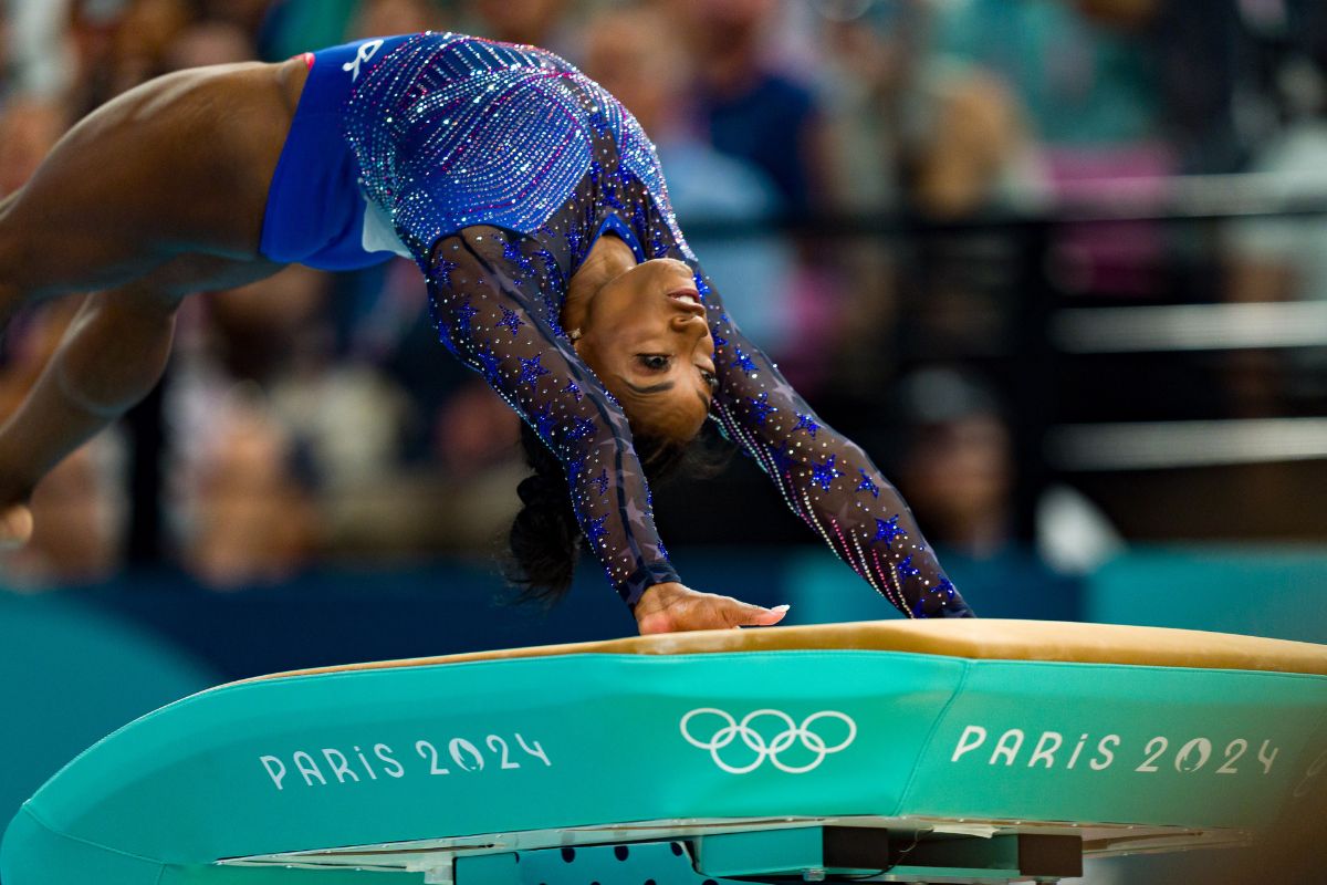 Simone Biles al volteggio