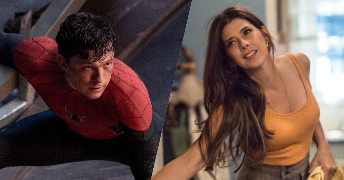 tom holland e marisa tomei in spider-man: no way home