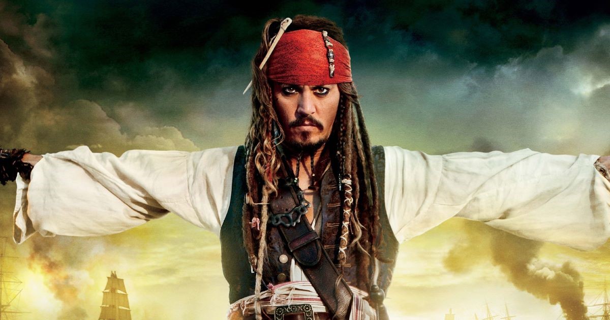 Johnny Depp nei panni di Jack Sparrow