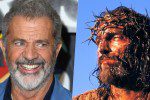 Mel Gibson e Jim Caviezel sul set de La Passione di Cristo