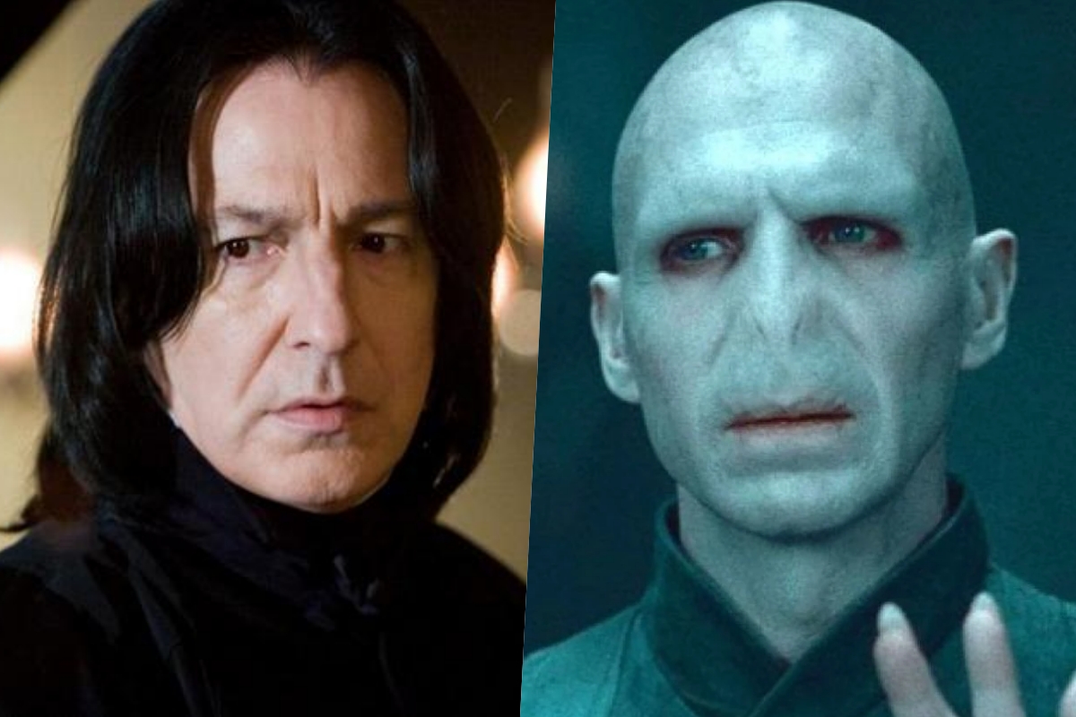 Collage Severus Piton Lord Voldemort Harry Potter