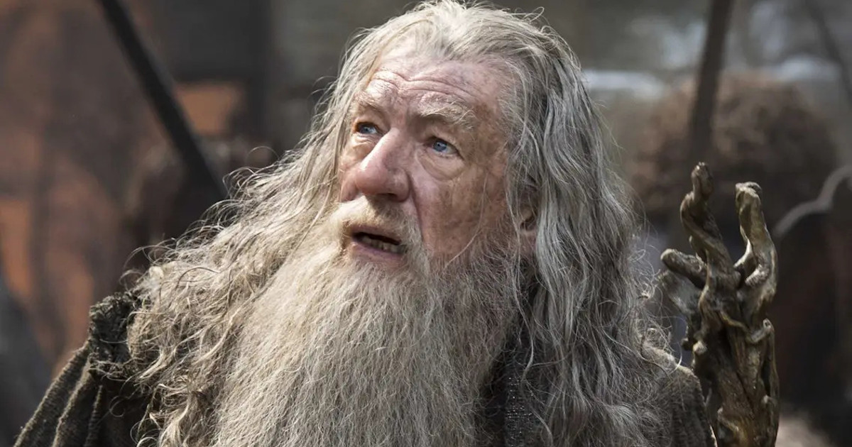 Ian McKellen è Gandalf nella saga de Il Signore degli Anelli