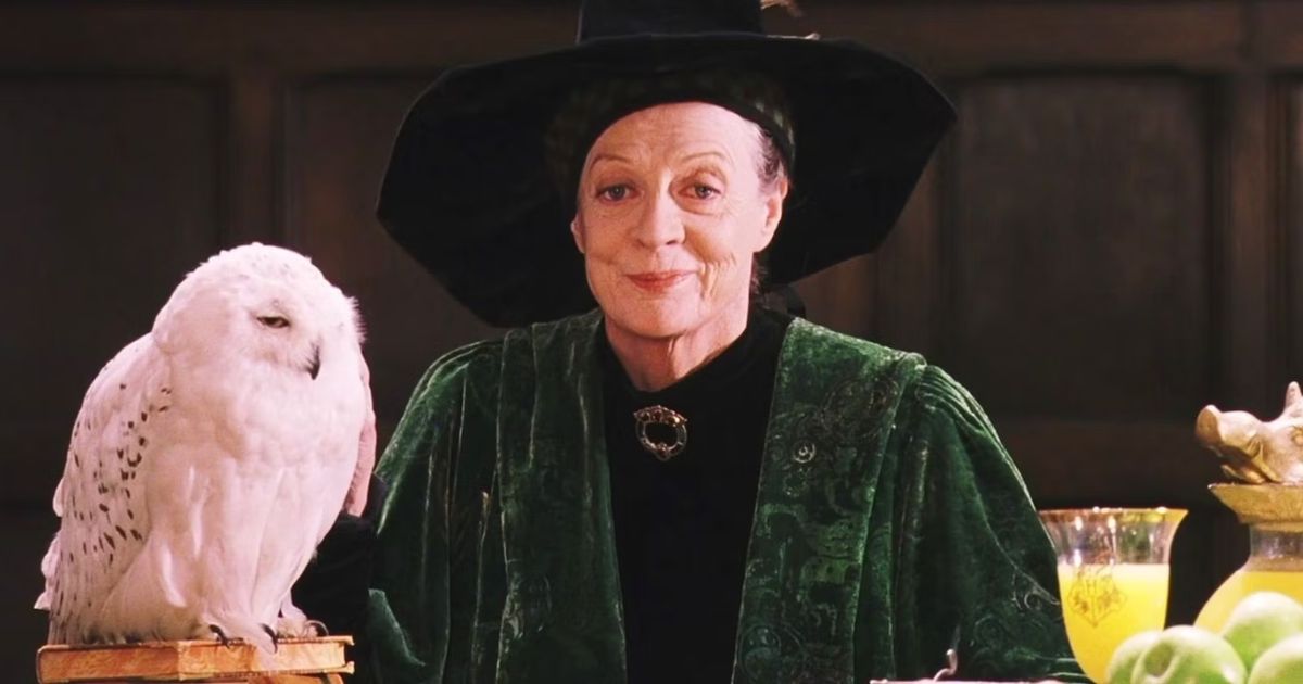 Maggie Smith come professoressa Mcgranitt in Harry Potter