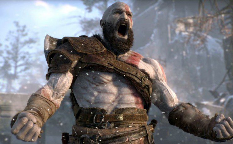 Kratos in un frame di God of War