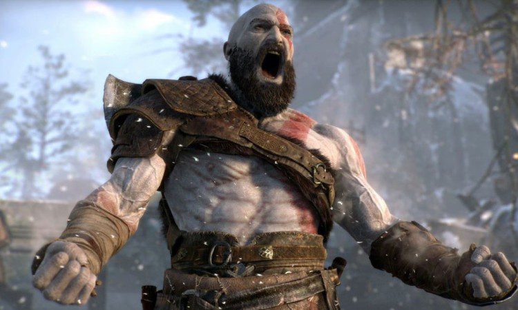 Kratos in un frame di God of War