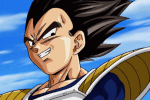 Vegeta in un frame di Dragon Ball Kai