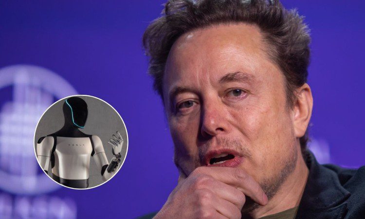 elon musk presenta il suo robot