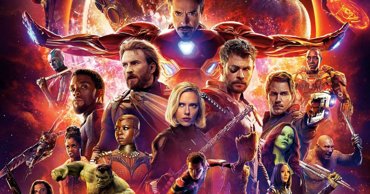 artwork dei Marvel Studios per Avengers: Infinity War