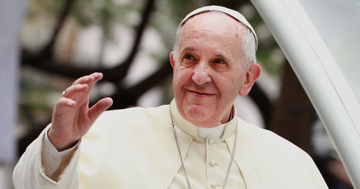 un primo piano di Papa-Francesco
