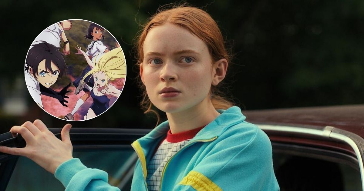 Collage Stranger Things e anime