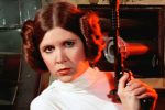 La principessa Leia (Carrie Fisher) nella saga di Star Wars